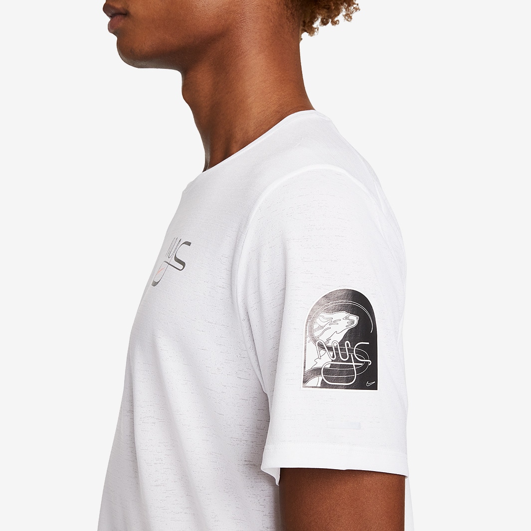 nike miler t shirt white