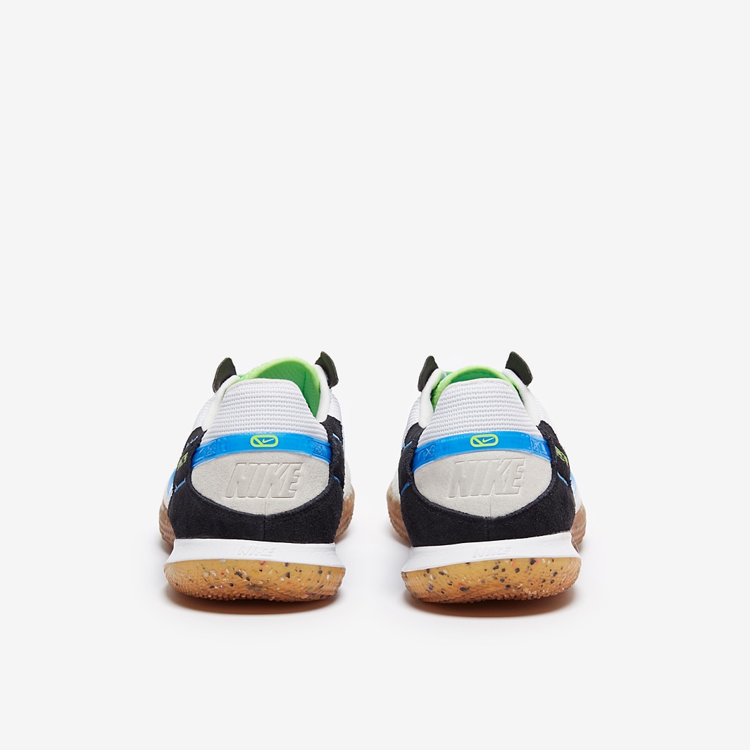 Nike StreetGato - White/Light Photo Blue/Black/Lime Glow - Mens