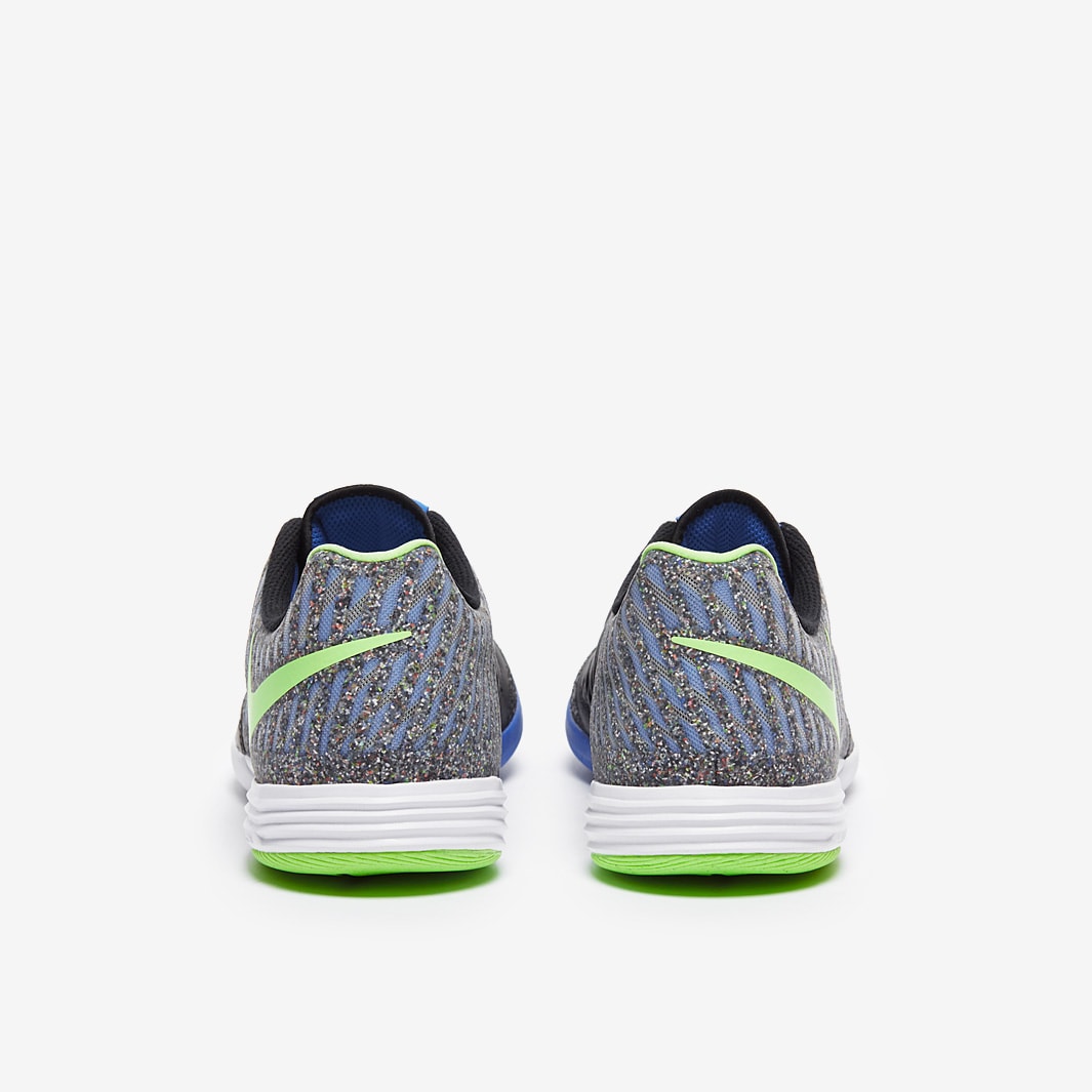Nike LunarGato II - Black/Lime Glow/Light Photo Blue - Mens