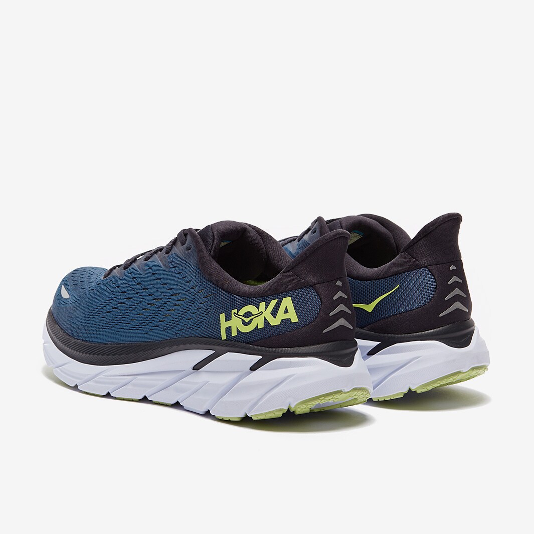 Hoka Clifton 8 Wide - Blue Coral/Butterfly - Mens Shoes