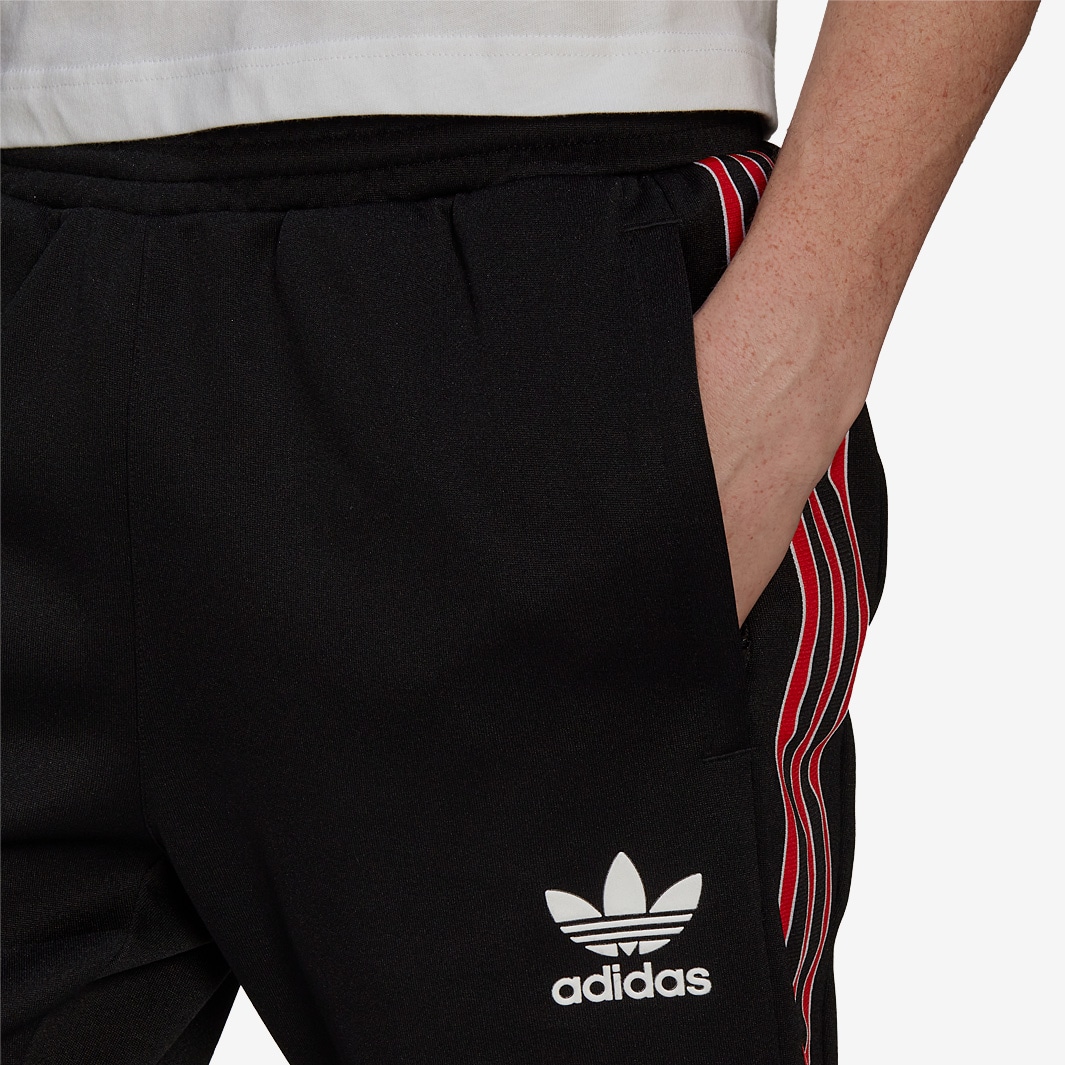 adidas Originals Manchester United Track Pant - Black - Mens Replica ...