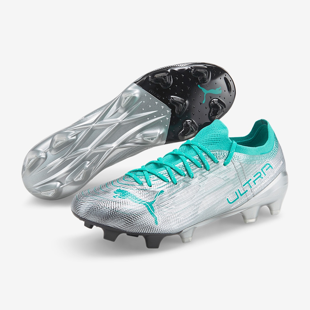 :Puma Ultra 3./4 Firm Ground Cleats - Silver