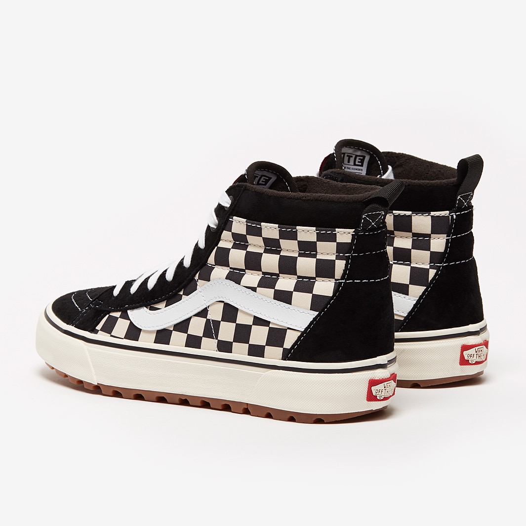 Vans SK8-Hi MTE-1 Black/White/Checkerboard Trainers Mens Shoes