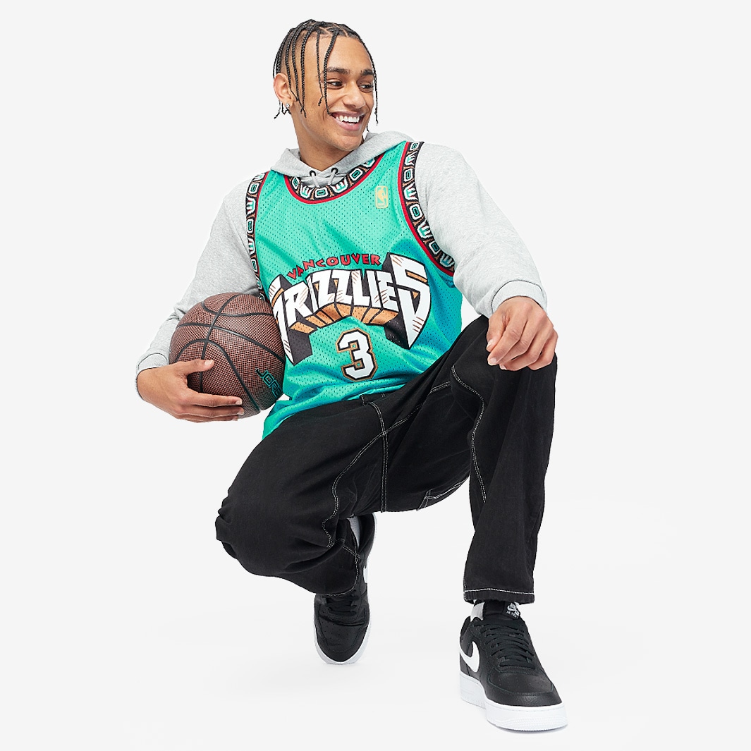 Shop Mitchell & Ness Vancouver Grizzlies Shareef Abdur-Rahim 1996-1997 Road  Swingman Jersey SMJYGS18218-VGRTEAL96SAB green