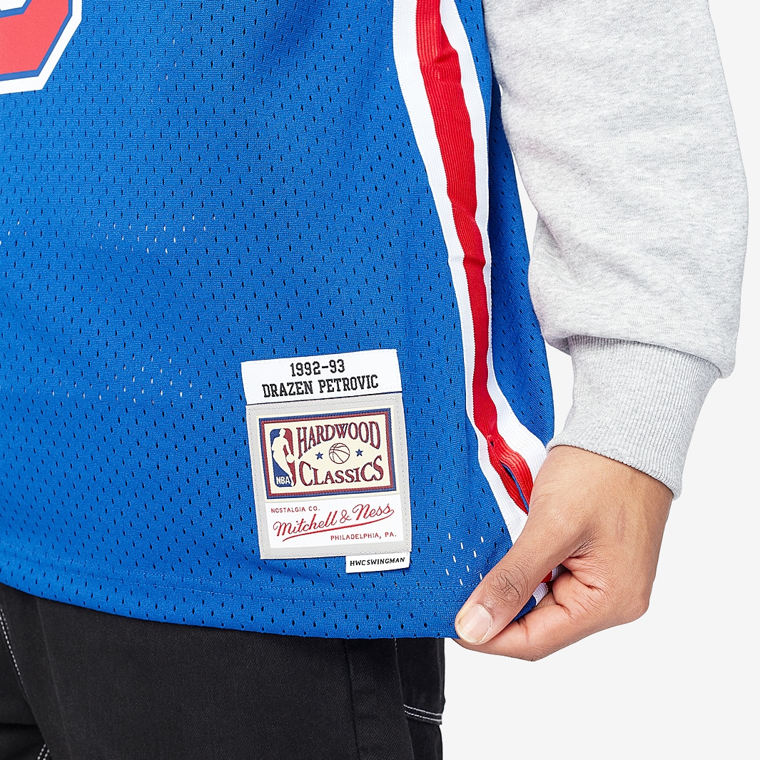 Mitchell & Ness Drazen Petrovic Blue in Red for Men