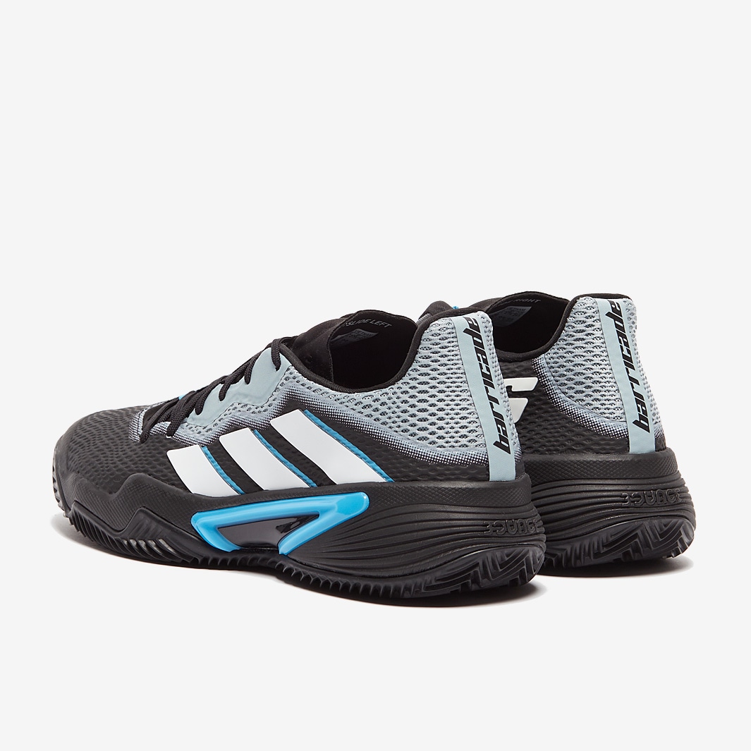 adidas Barricade Clay - Magic Grey/White/Core Black - Mens Shoes