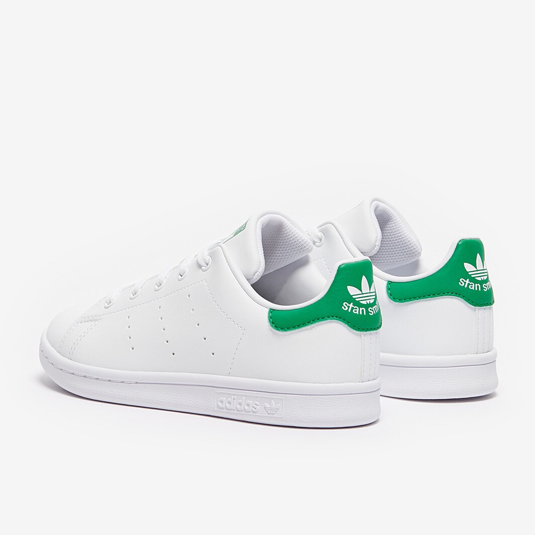 adidas Originals Kids Stan Smith C - Ftwr White/Ftwr White/Green ...