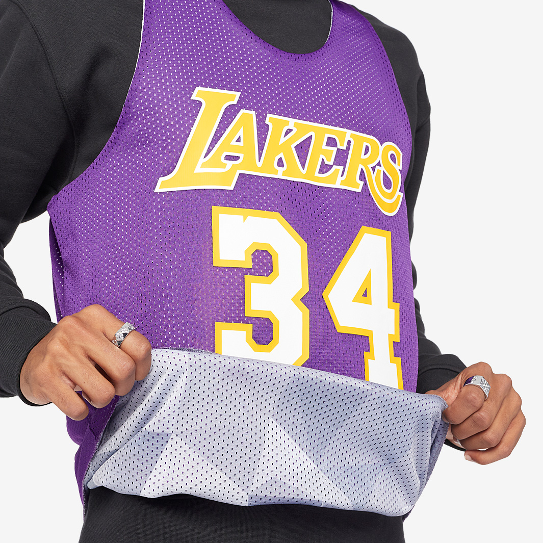 Mitchell & Ness Men's Paint Brush Nn Mesh Tank Lakers Magic Johnson Tank Tops