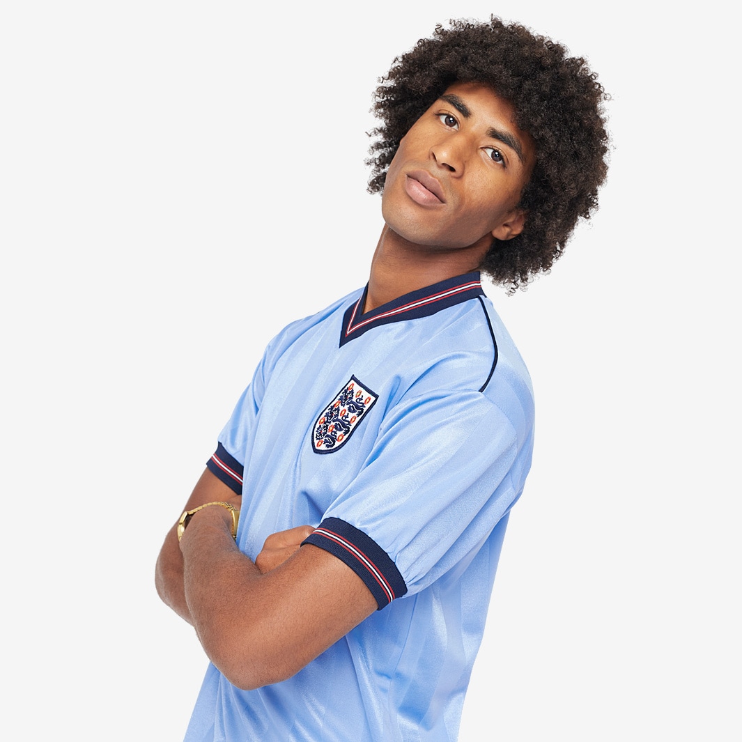 Score Draw England 1986 Third Shirt Blue Mens Replica Pro