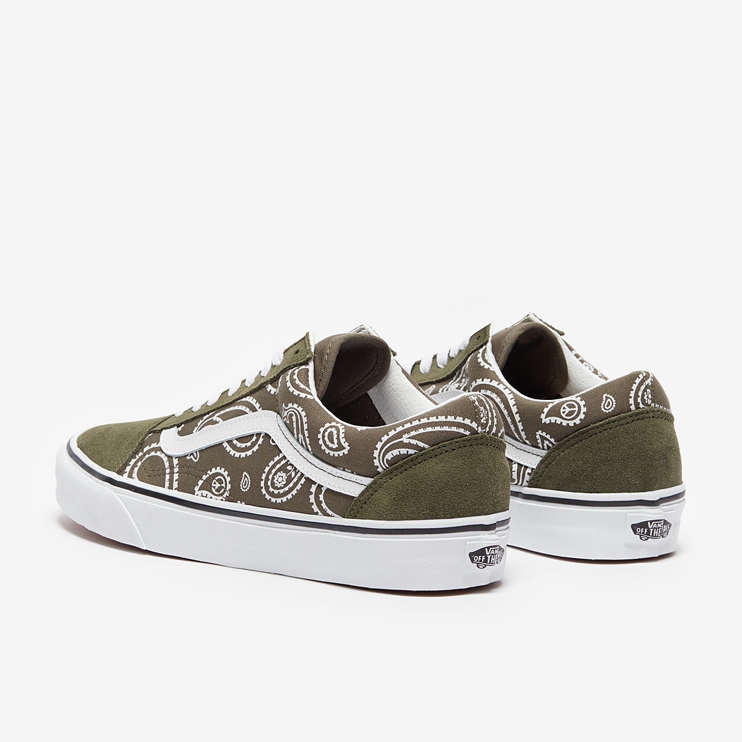 Vans UA Peace Paisley Old Skool Grape Leaf/True White Trainers