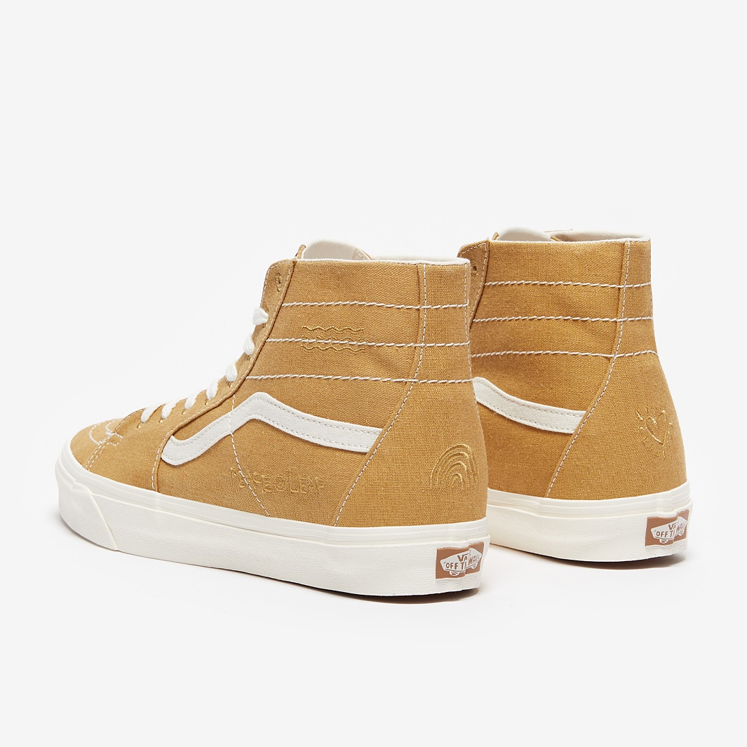 Vans UA Eco Theory Sk8-Hi Tapered Mustard Gold/True White - Main Image