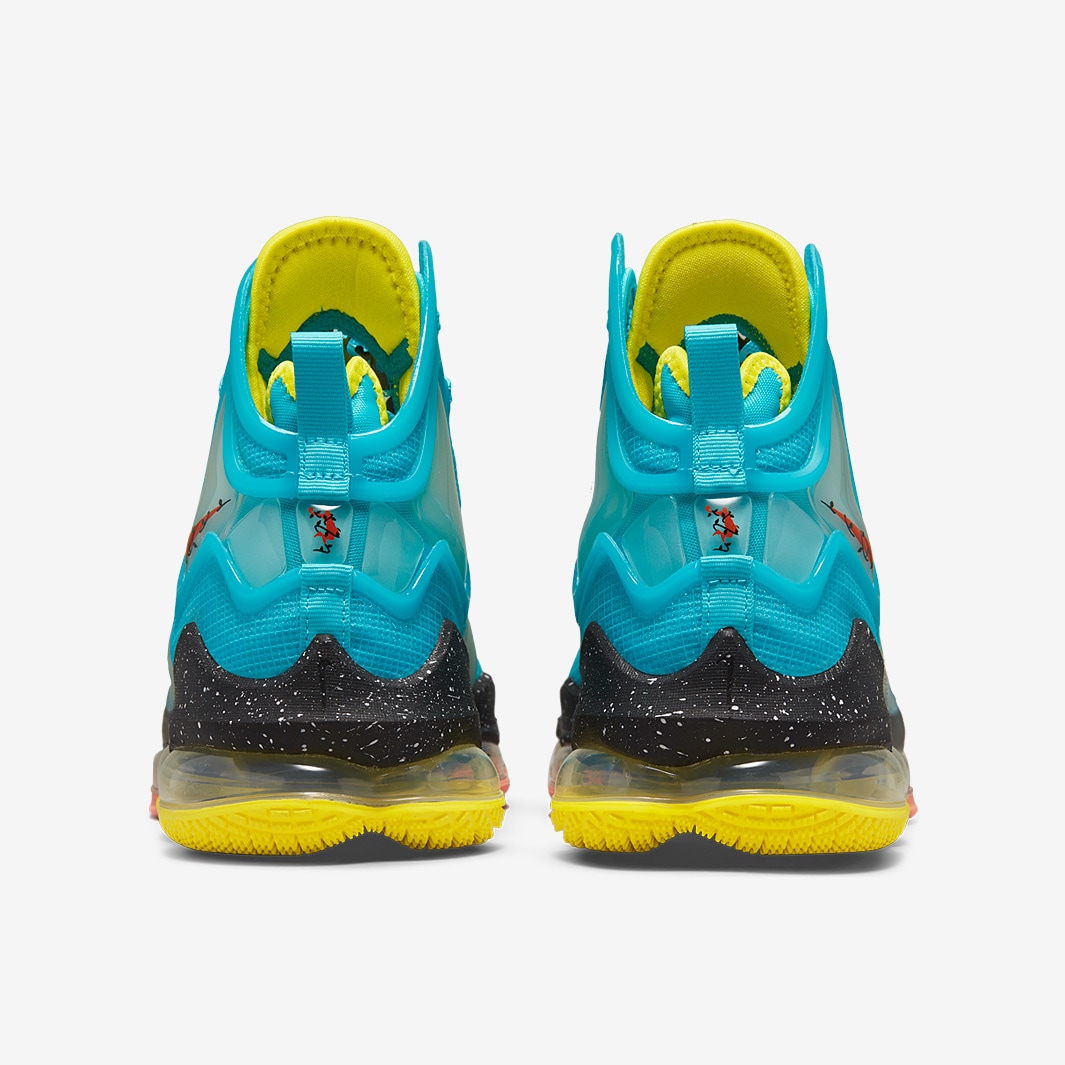 Nike LeBron 19 - Polarized Blue/Crimson Bliss/Black/White - Mens