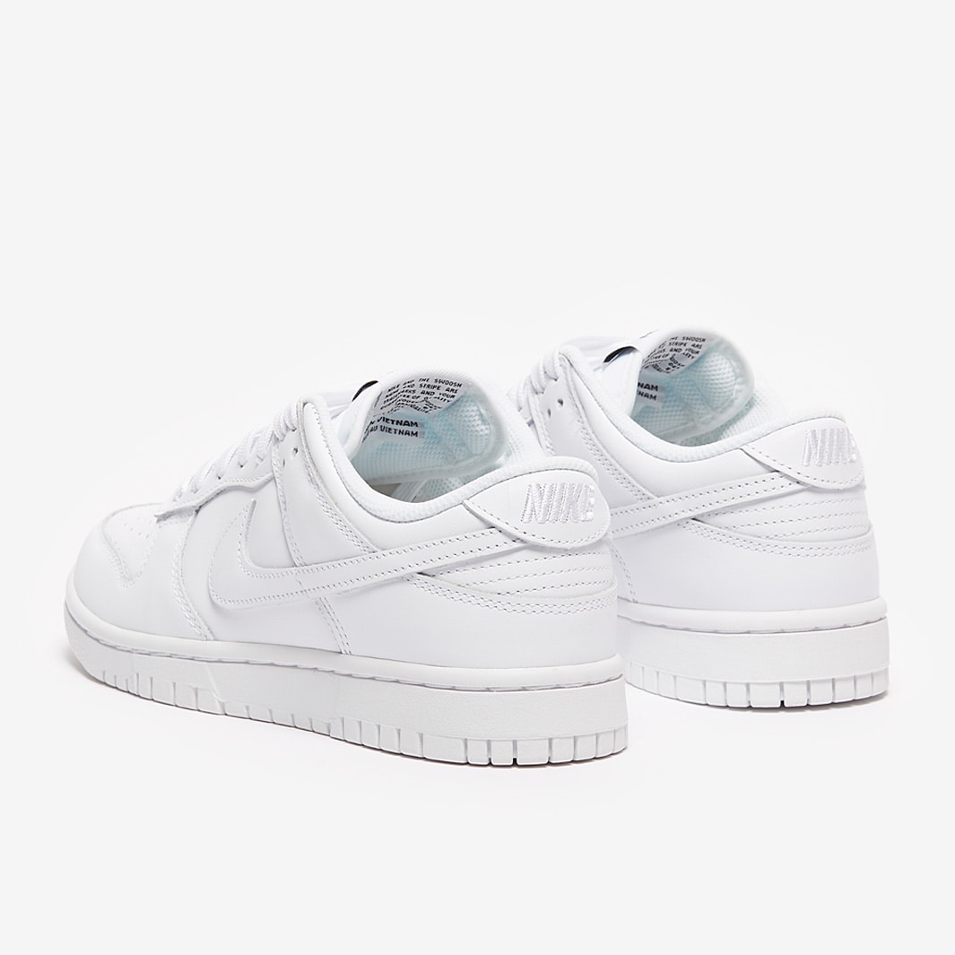 Nike Sportswear Womens Dunk Low White-White/White Trainers