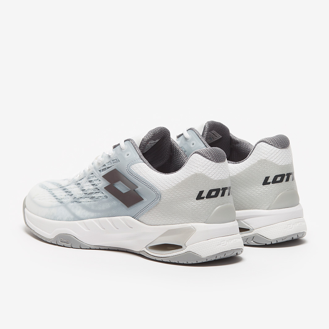 Lotto Women's Mirage 100 II Speed Tennis Shoe - All White/Cool Grey