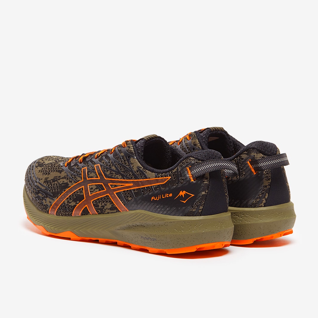 ASICS Fuji Lite 3 Mantlegreen/Cherry Tomato Mens Shoes