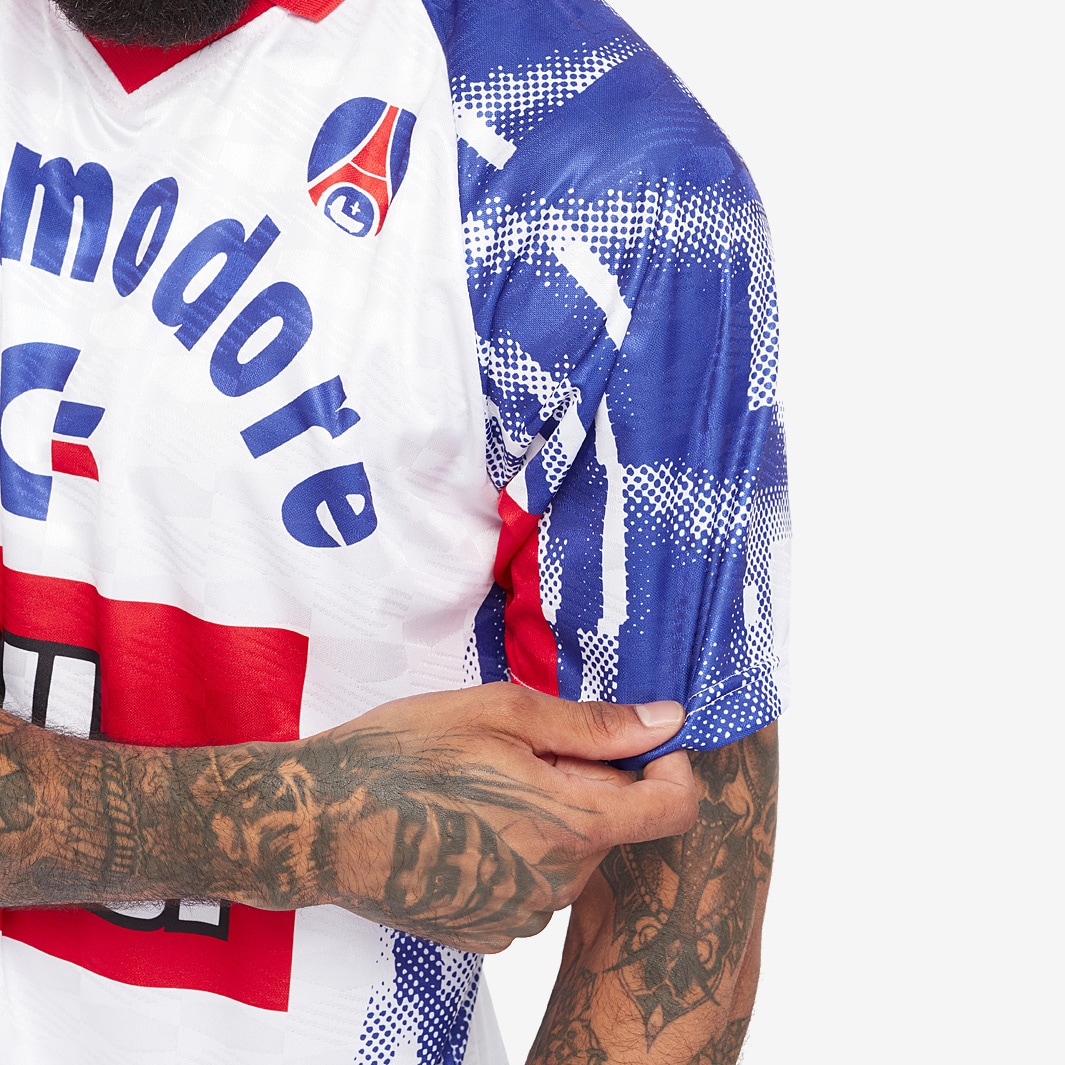 ウェア Paris Saint-Germain vintage gameshirts Score Draw Retro Paris Saint-Germain 1992 Home Shirt - Red