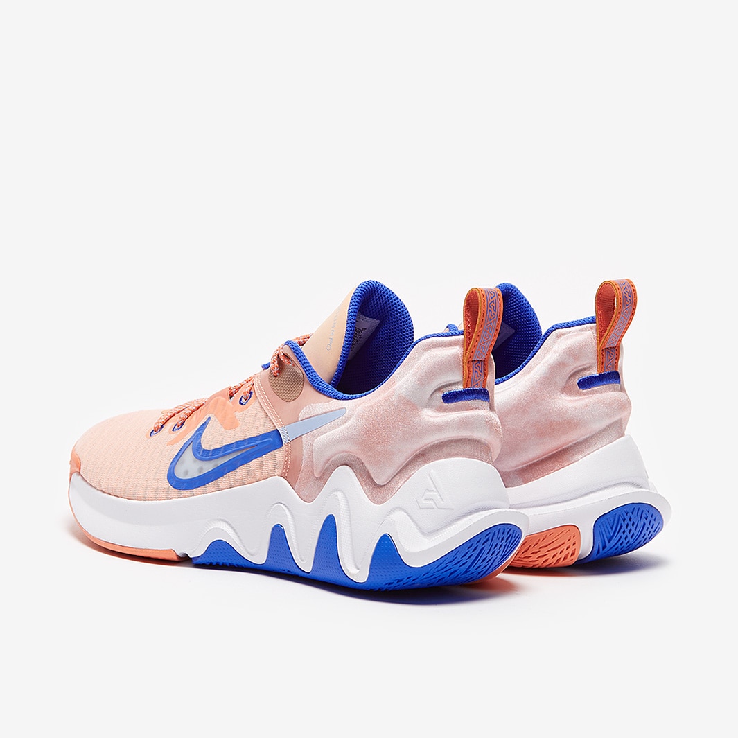 giannis orange shoes