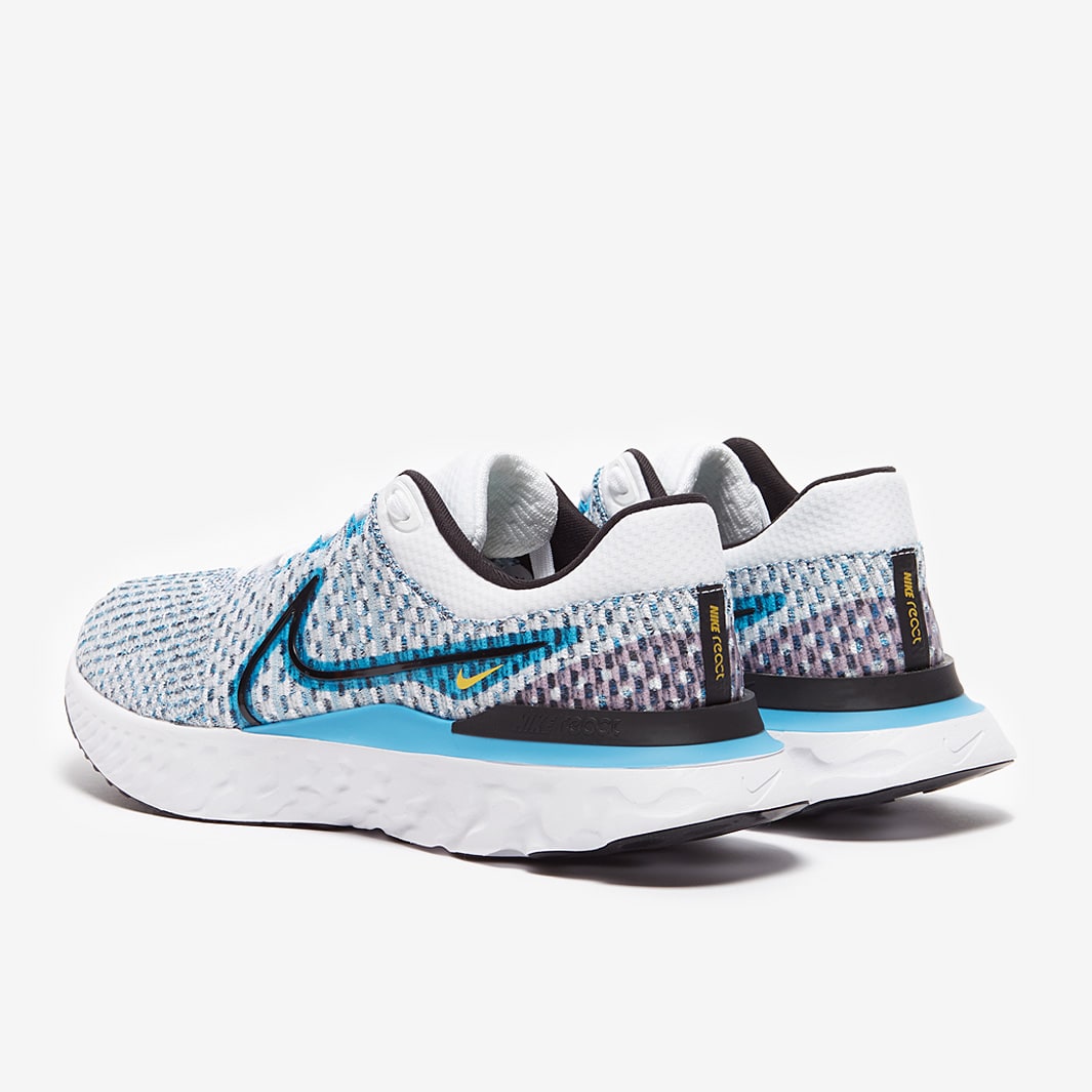 Nike React Infinity Run Flyknit 3 - White/Black-Blue Orbit