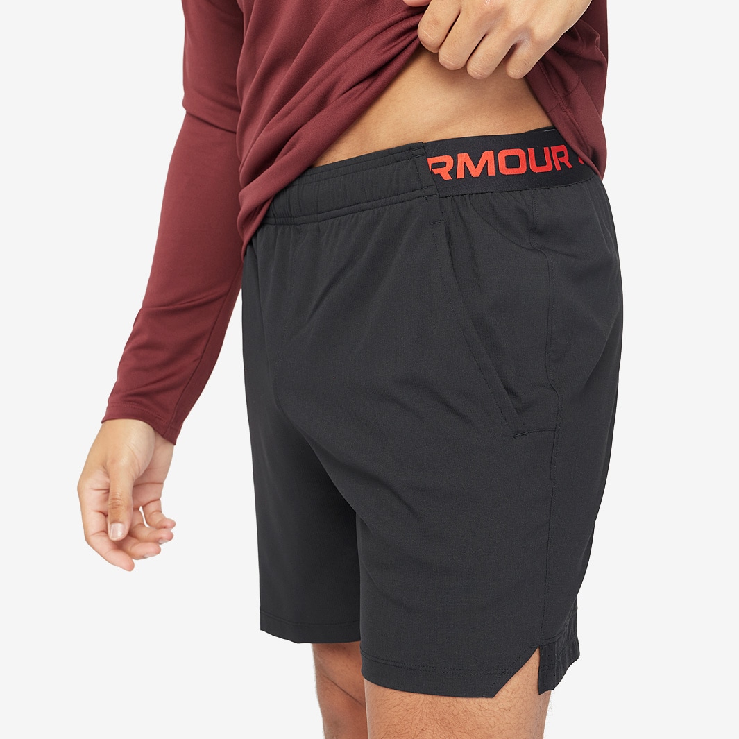 Under Armour Vanish Woven 6inch Short - Black/Radio Red - Mens Clothing