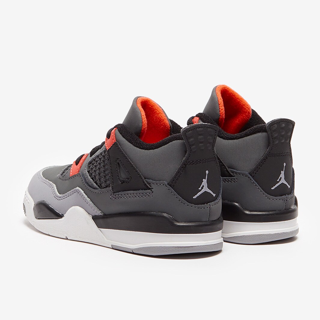 Jordan 4 Retro Toddlers (TD) Dark Grey/Infrared 23/Black/Cement Grey