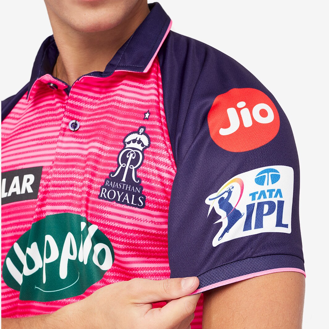 Rajasthan Royals Replica Match Shirt Trent Boult Royal Pink