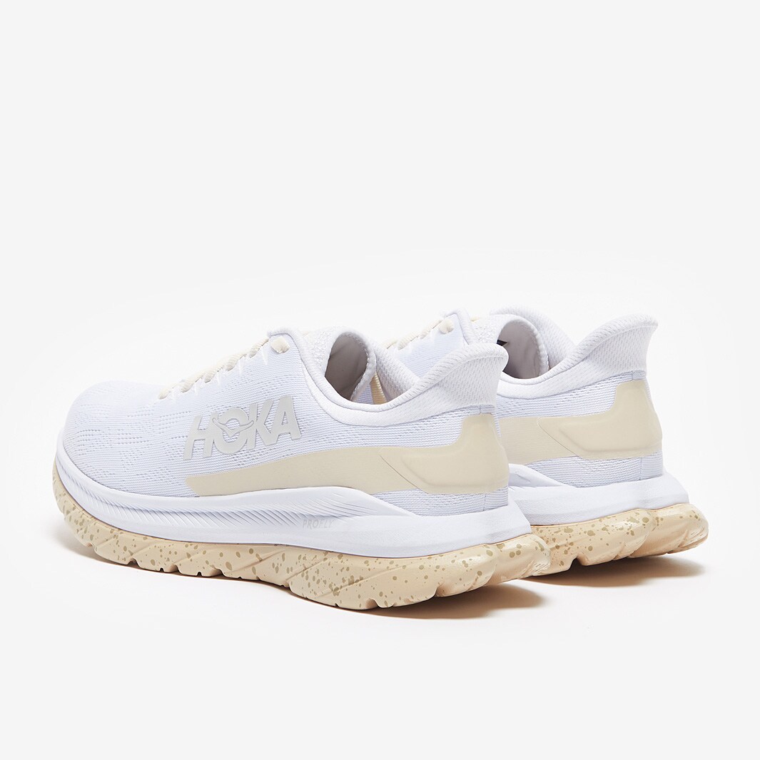 Hoka Womens Mach 4 Eggnog/Shifting Sand Womens Shoes