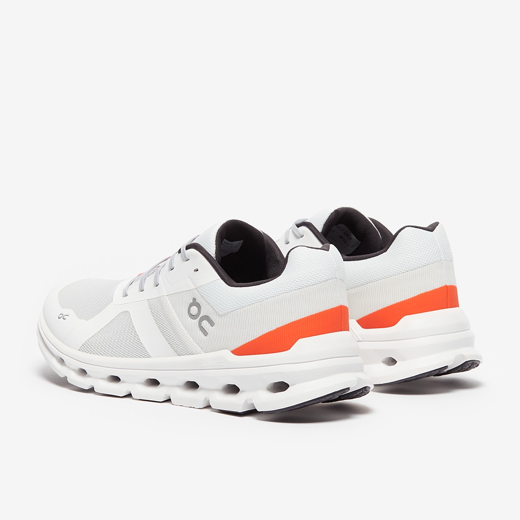 On Cloudrunner - Undyed-White/Flame - Mens Shoes | Pro