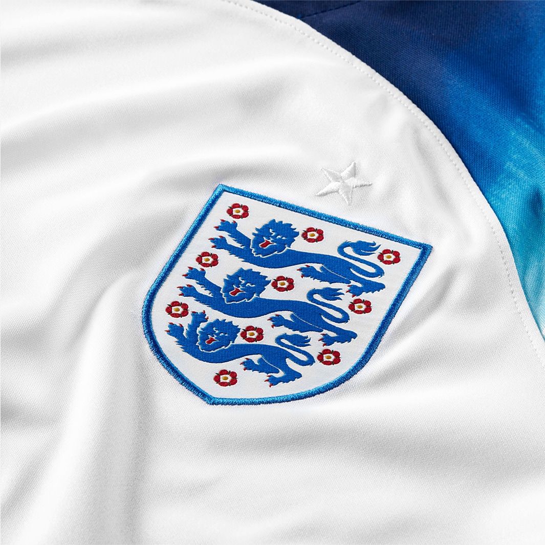 Nike England 22/23 Dri-Fit SS Home Shirt White/Blue Fury/Blue