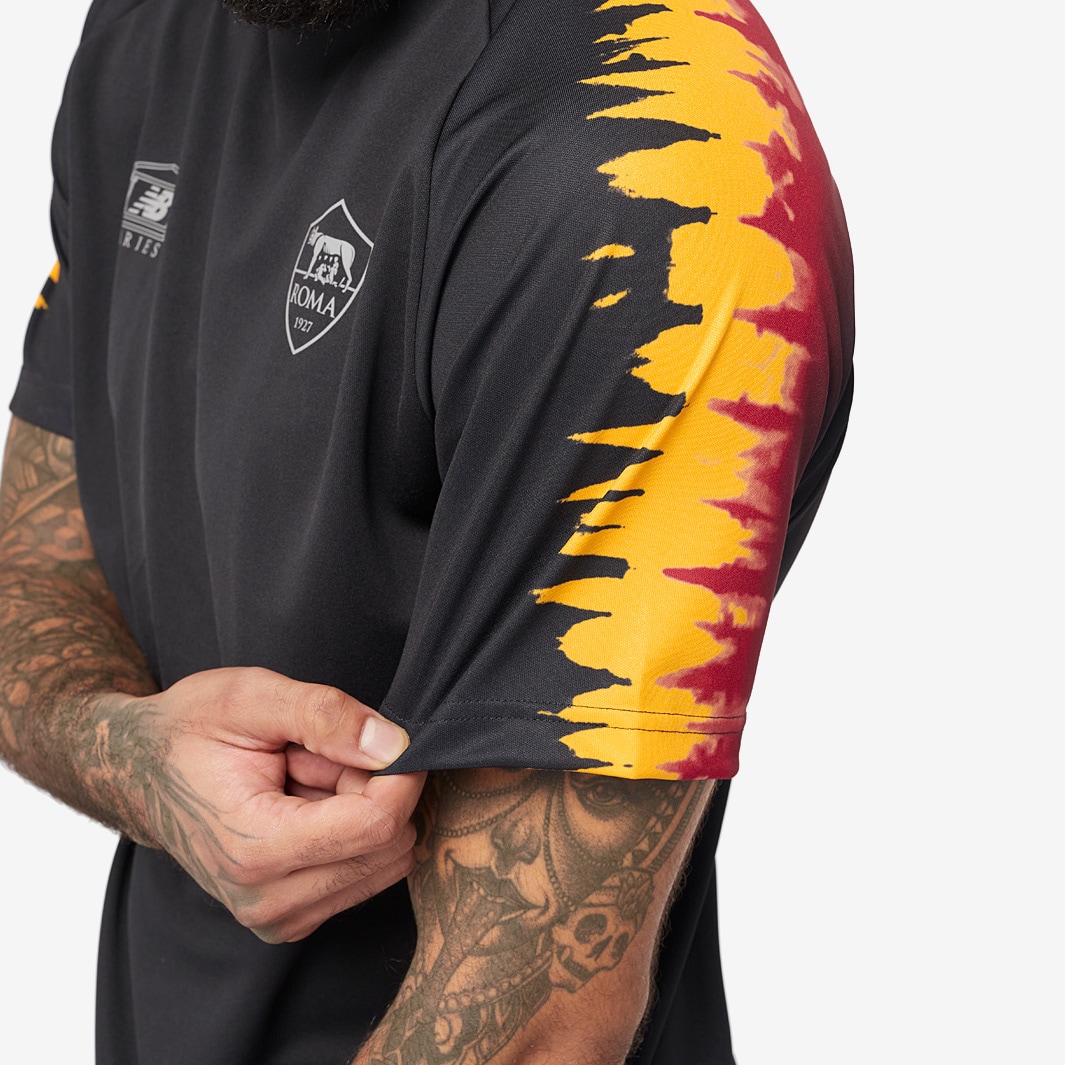 Maglia New Balance Roma x Aries Distro Capsule Pre Game Nero