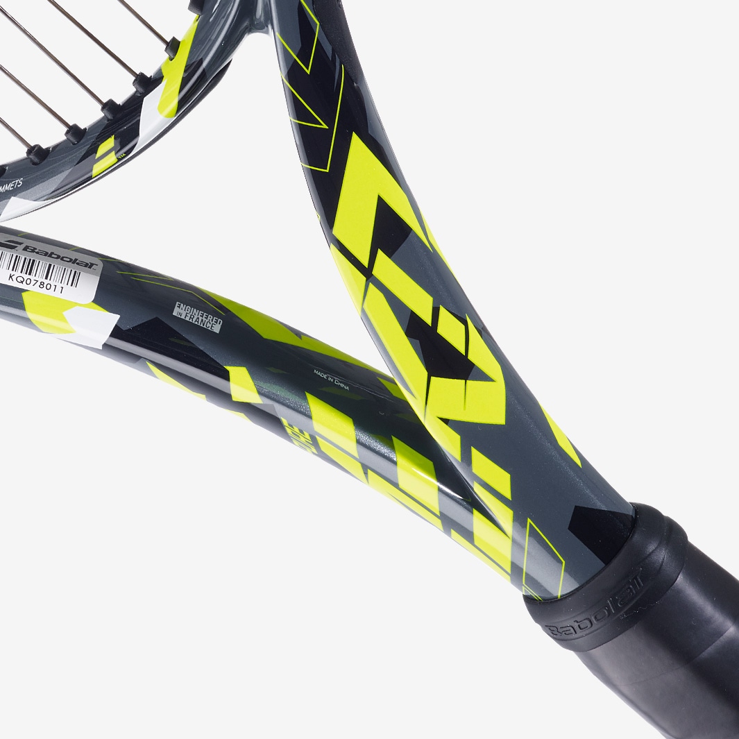 Babolat Pure Aero Grey/Yellow/White Mens Rackets ProDirect Tennis