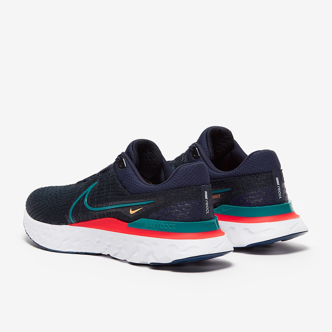 Nike Infinity Run Flyknit Obsidian/Bright Spruce-White-Lt