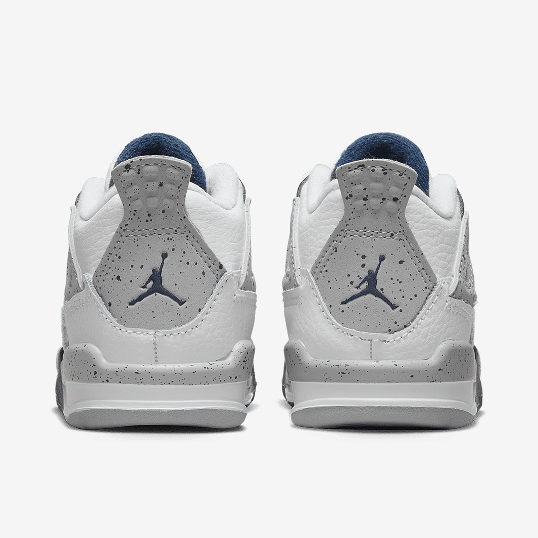 Jordan 4 Retro Toddlers (TD) - White/Midnight Navy/Light Smoke Grey ...