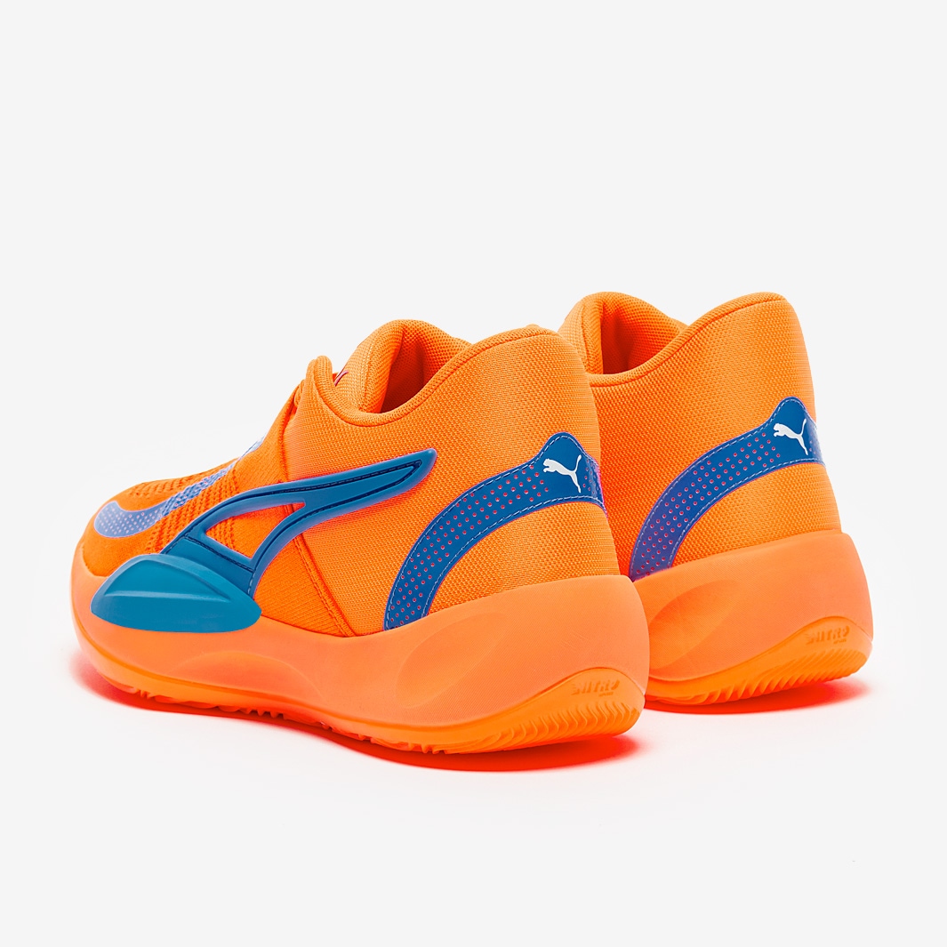 Puma Rise Nitro Neymar JR - Ultra Orange/Blue Glimmer/Puma White - Mens ...