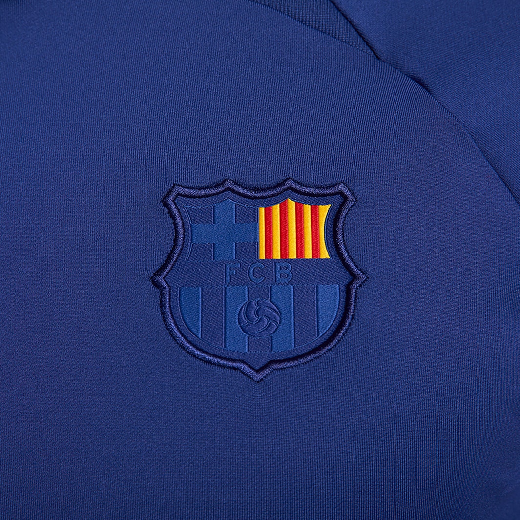 Nike FC Barcelona 23/24 Dri-Fit Strike Drill Top-Deep Royal Blue/Noble ...