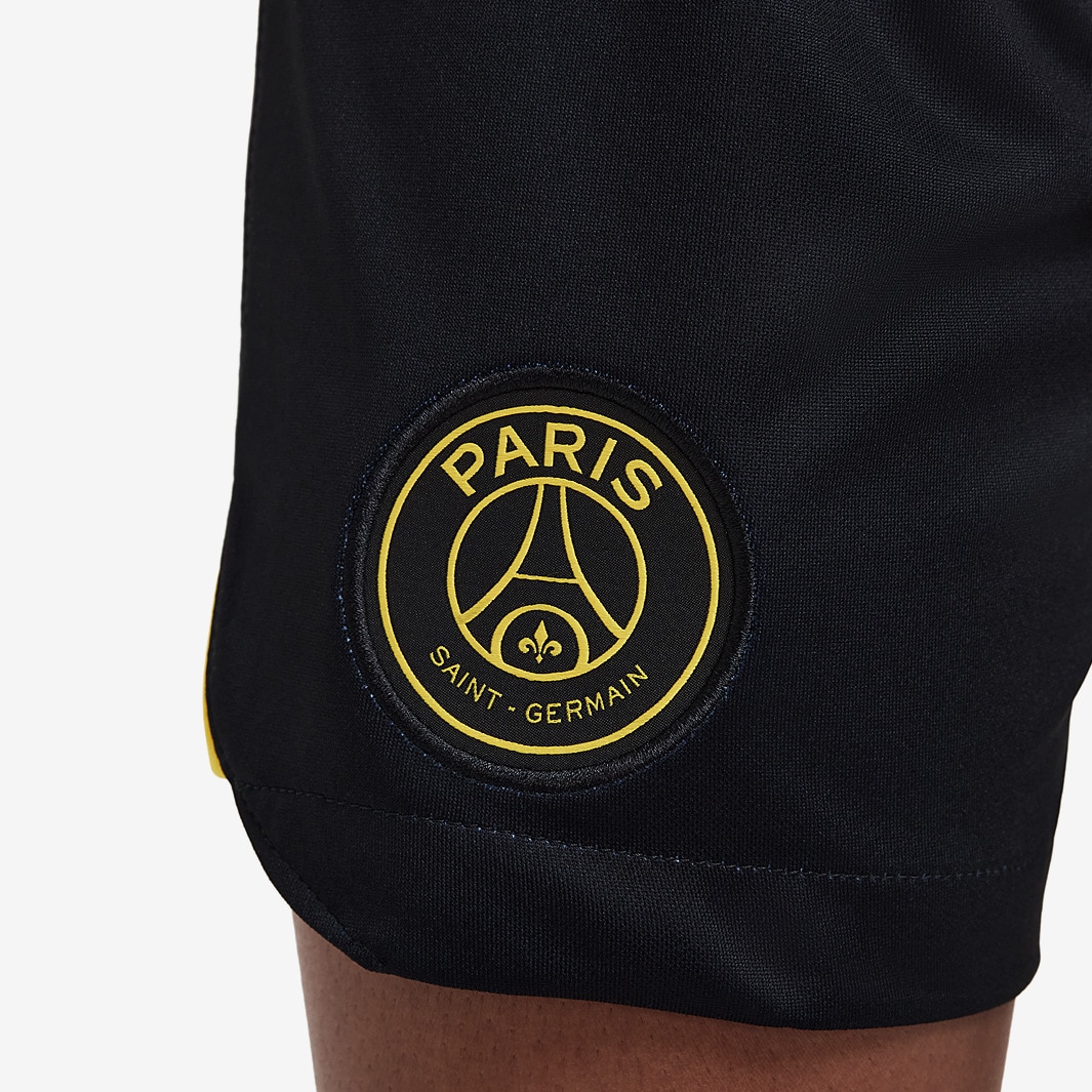 Jordan x PSG Kids 22/23 4th Dri-Fit Stadium Shorts-Black