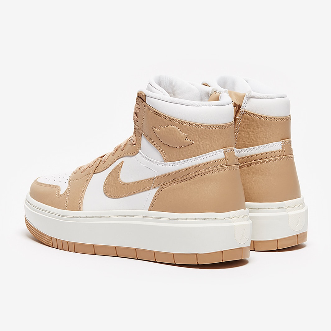 Damen Air Jordan Elevate High Weiß/Desert/Sail Damenschuhe