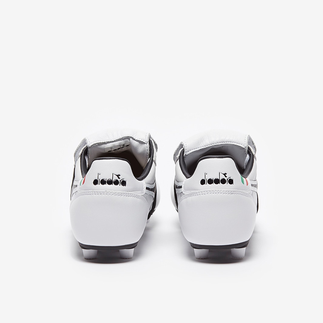 Diadora Brasil Classico Leather FG - White/Black/Black