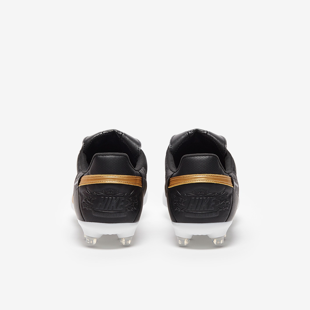 Nike The Premier III FG - White/Metallic Gold/Black - Mens Nike The Premier III FG - White/Metallic Gold/Black - Mens