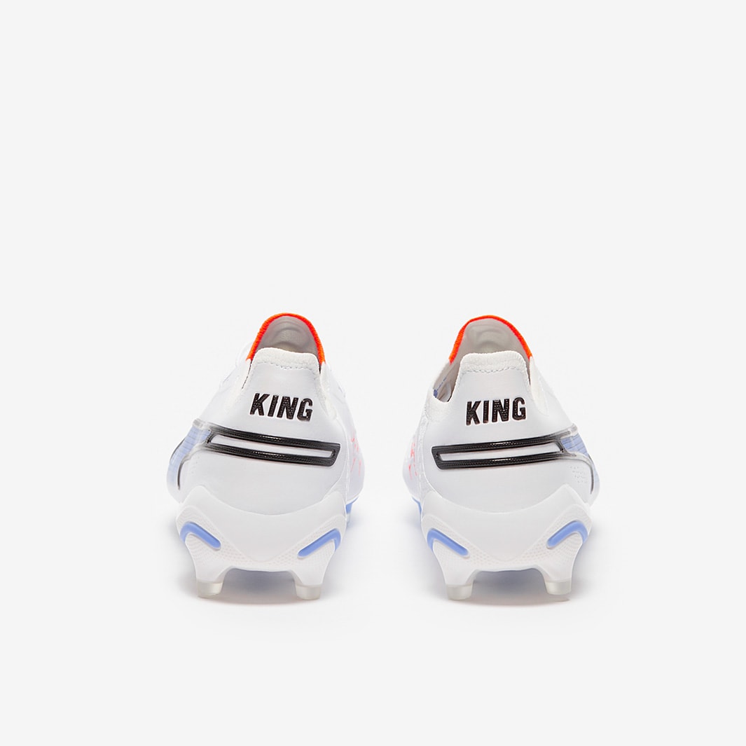 Puma King Ultimate FG/AG - Puma White/Puma Black/Blue