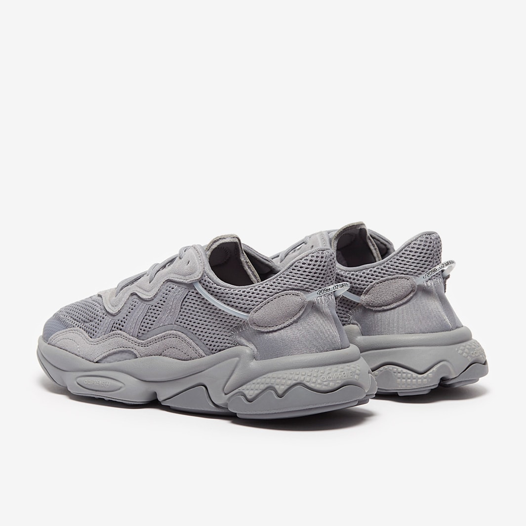 adidas Originals Ozweego Grey/Grey/Core Black-Trainers-Mens Shoes