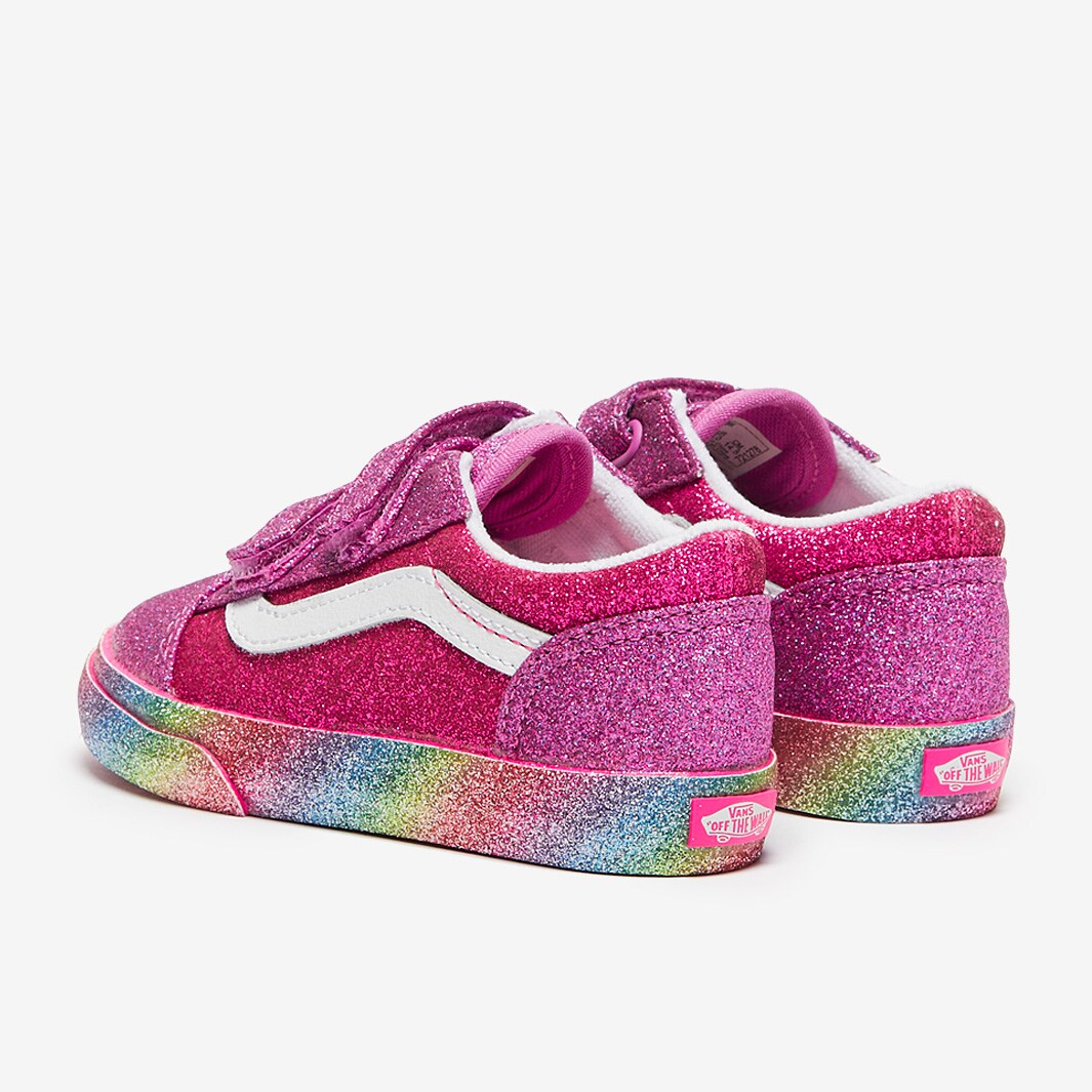 Pink glitter toddler outlet vans