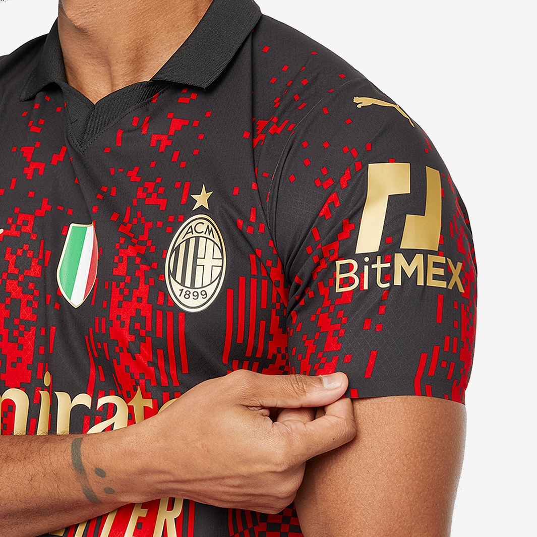 Puma AC Milan x KOCHE Authentic 4th Shirt - Fiery Red/Puma Black - Fiery  Red/Puma Black - Mens Replica