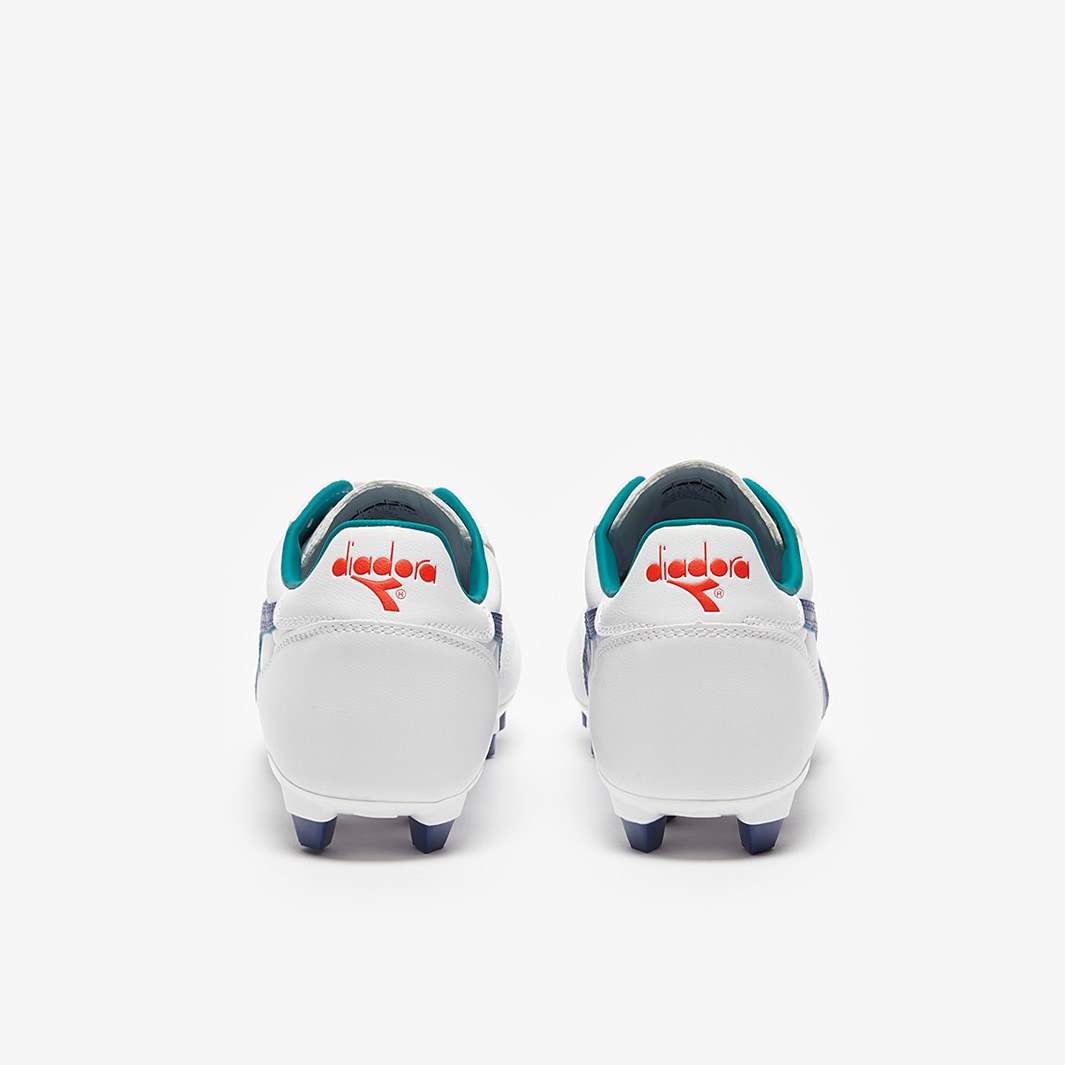 Diadora Brasil Academy FG - White/Navy - Mens Boots | Diadora Brasil Academy FG - White/Navy - Mens Boots |