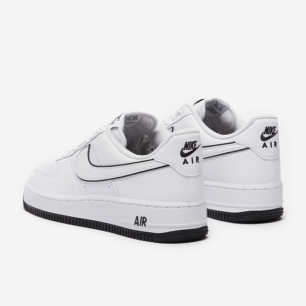 Nike Sportswear Air Force 1 07 White Black Trainers Mens Shoes