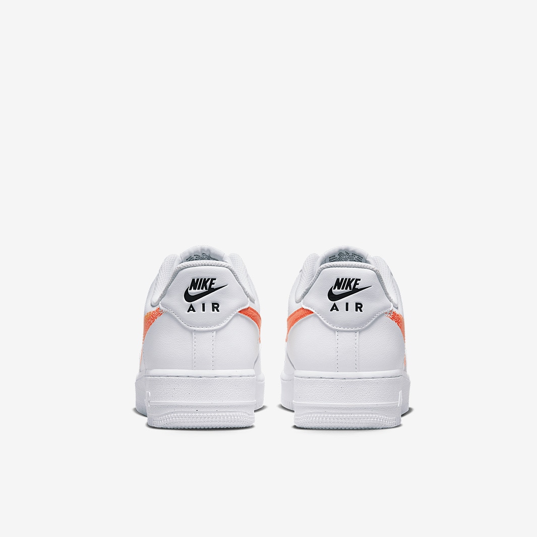 bright orange air force ones