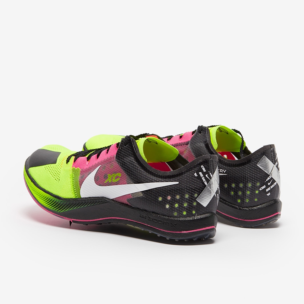 Nike ZoomX Dragonfly XC - Volt/White-Black-Hyper Pink - Mens Shoes