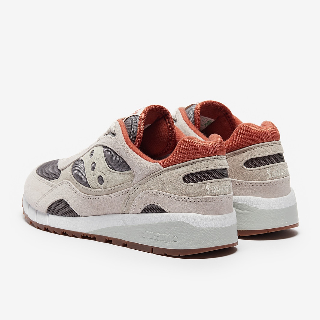 Saucony Shadow 6000 Beige/Grey Trainers Mens Shoes