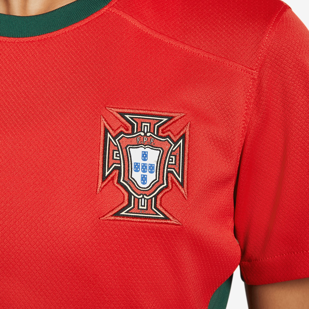 Nike Womens Portugal 2023 Dri-Fit Stadium SS Home Shirt