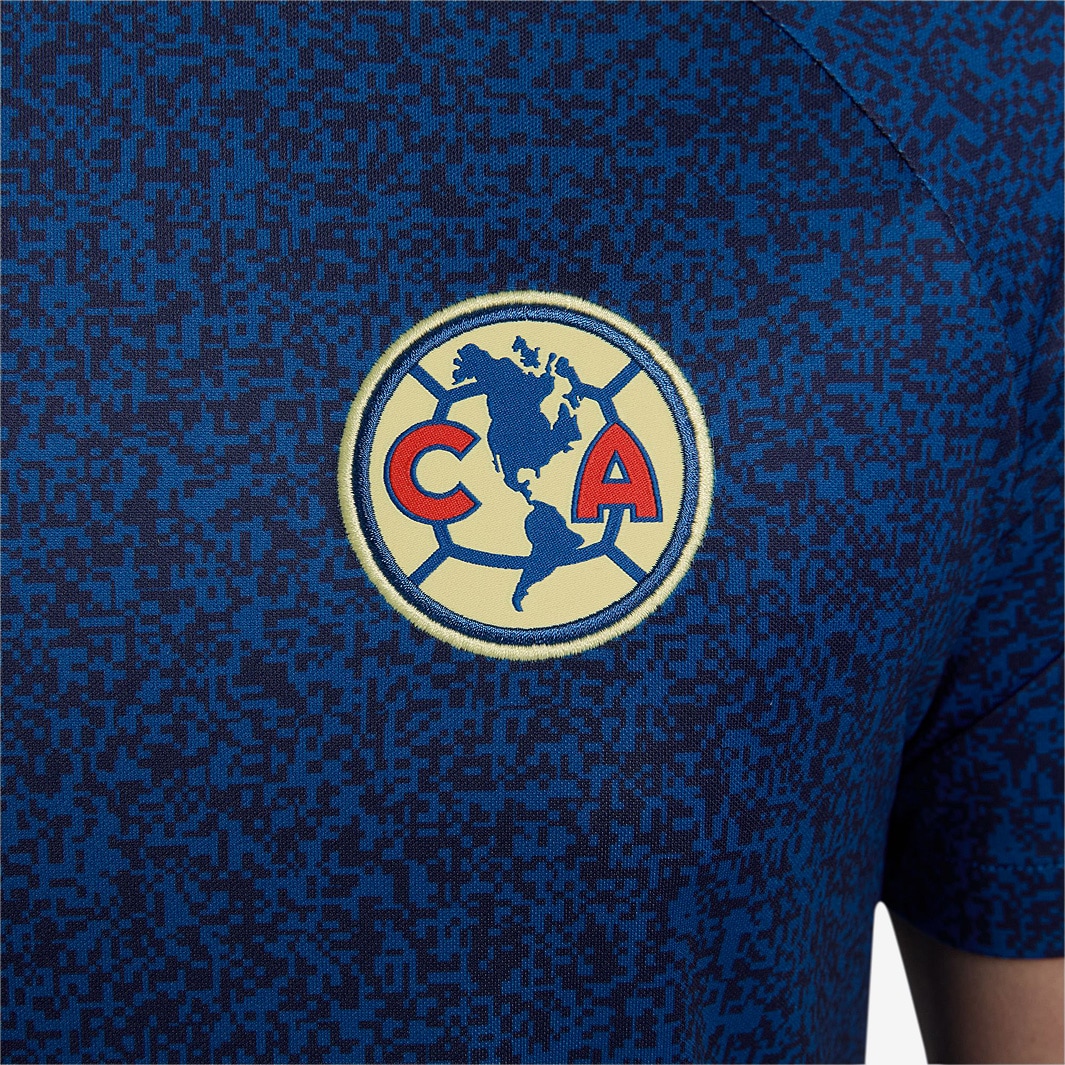 NIKE - 正規品新品☆クラブアメリカ プレマッチユニフォームS☆Club América Nike Club America 23/24 Dri-Fit SS Pre-Match Top - Blue Jay