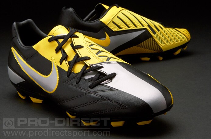 nike t90 black and yellow